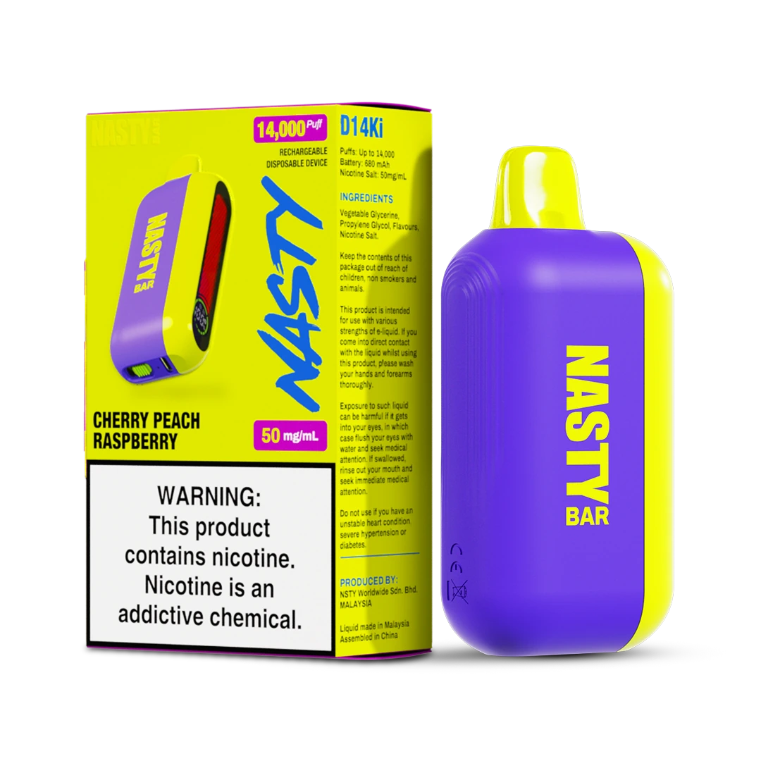 Nasty 14000 Cherry Peach Lemon