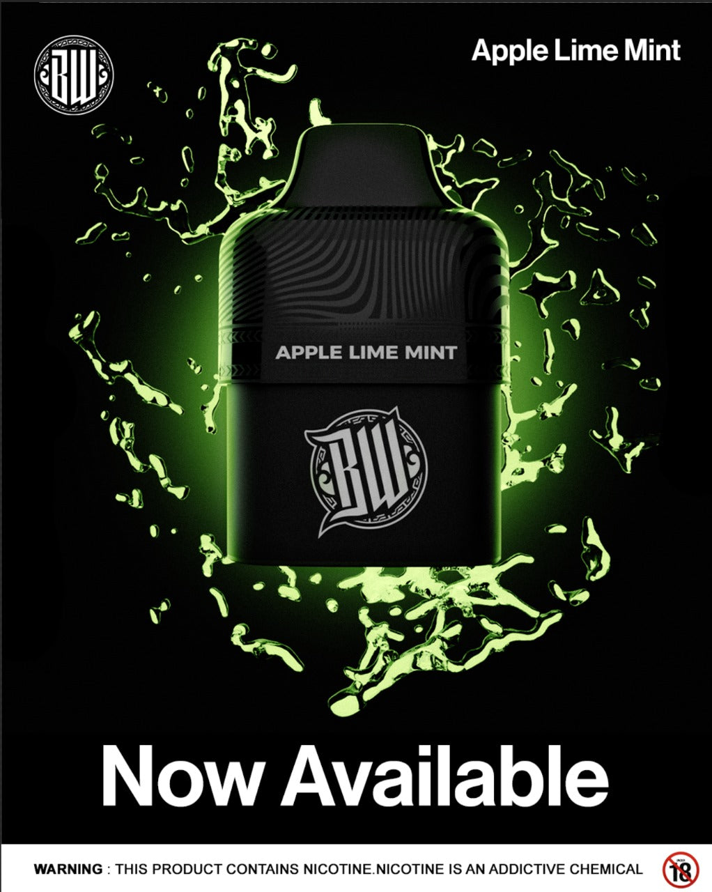 Bewolk 6000 (Pod only) Apple Lime Mint