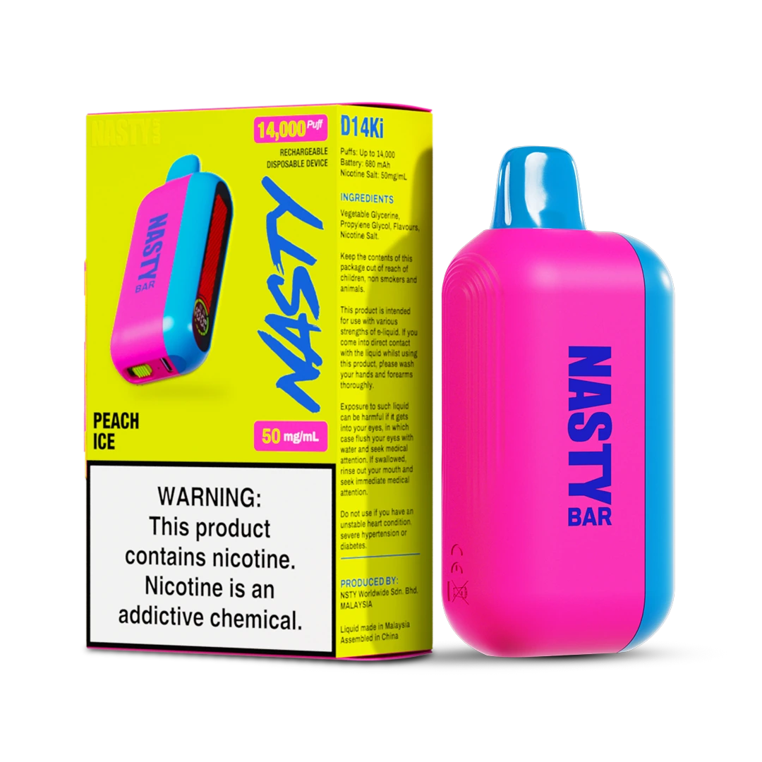 Nasty 14000 Peach Ice