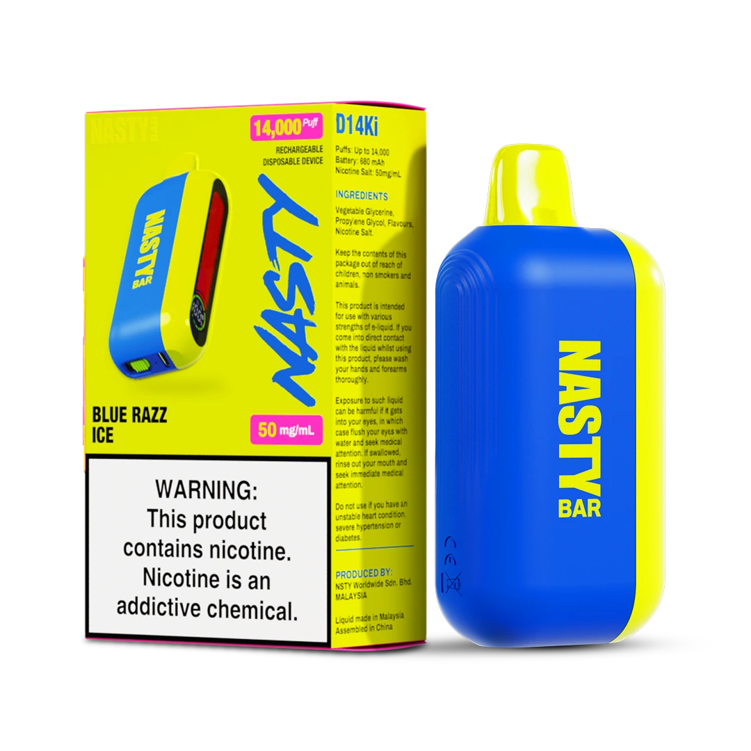 Nasty 14000 Blue Razz Ice